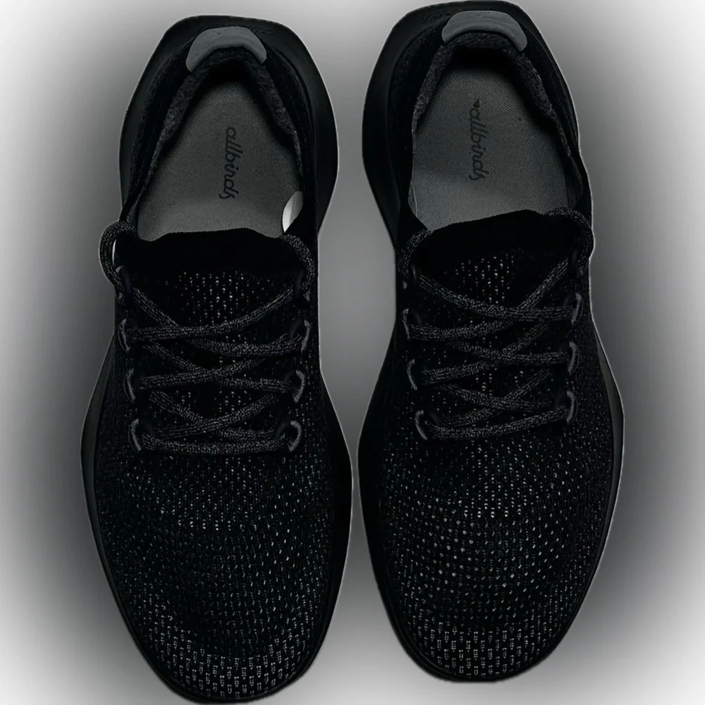 Allbirds Men’s Tree Dasher 2 Black Breathable Knit Active Shoe size 11.5 - Picture 5 of 9